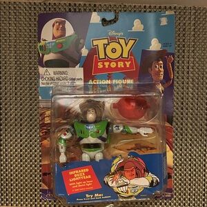New! VINTAGE Toy Story Infrared Buzz Lightyear. Still in original box packing.